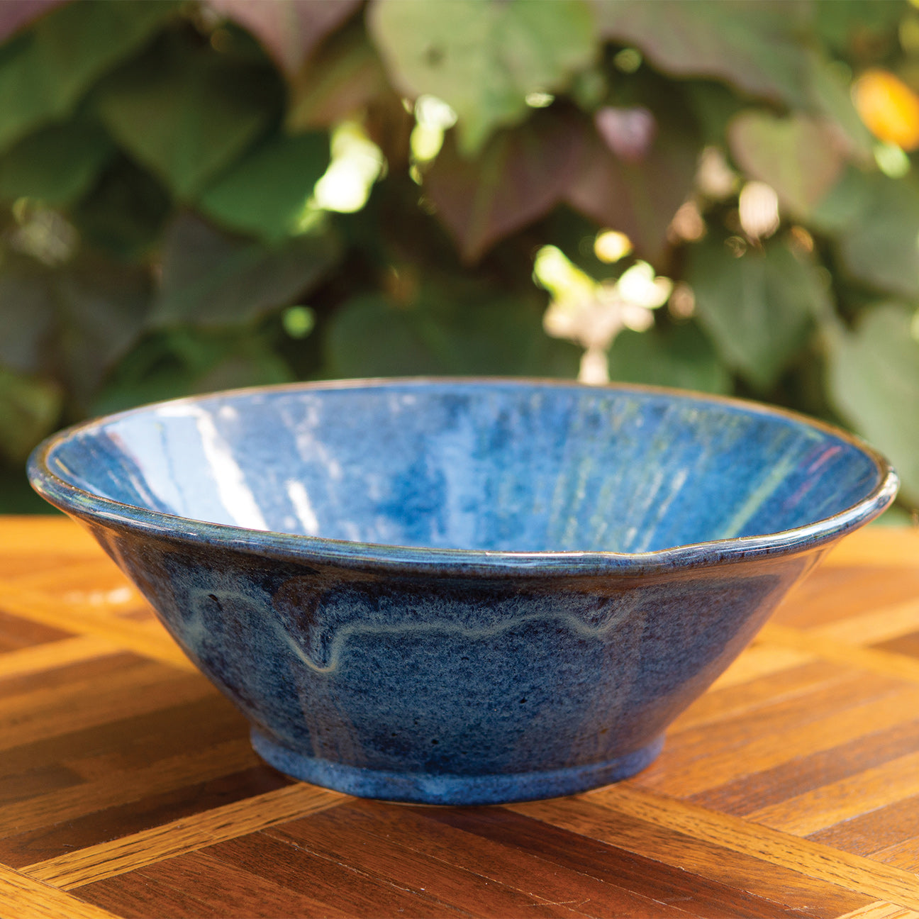 9.75” Denim Wide Mouth Serving Bowl