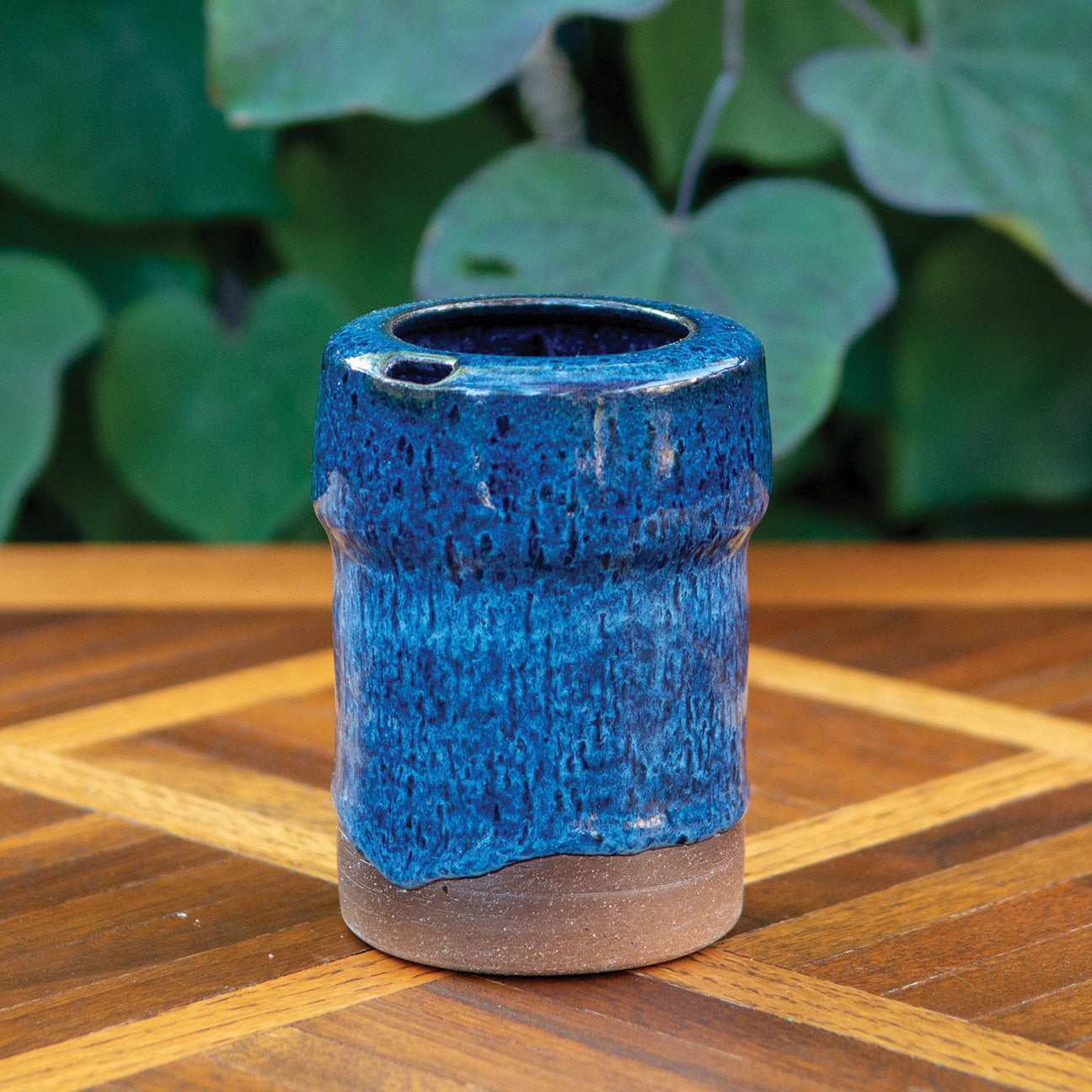 Denim Travel Cup on Red Clay