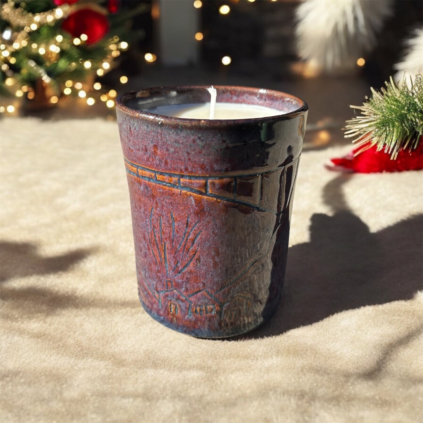 Eggplant Cabin Candle