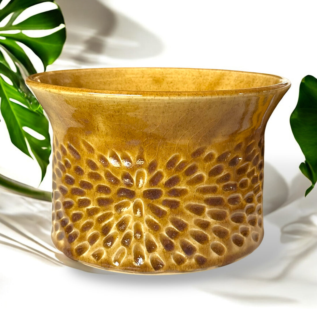 Ornage Sunset Sunburst Planter