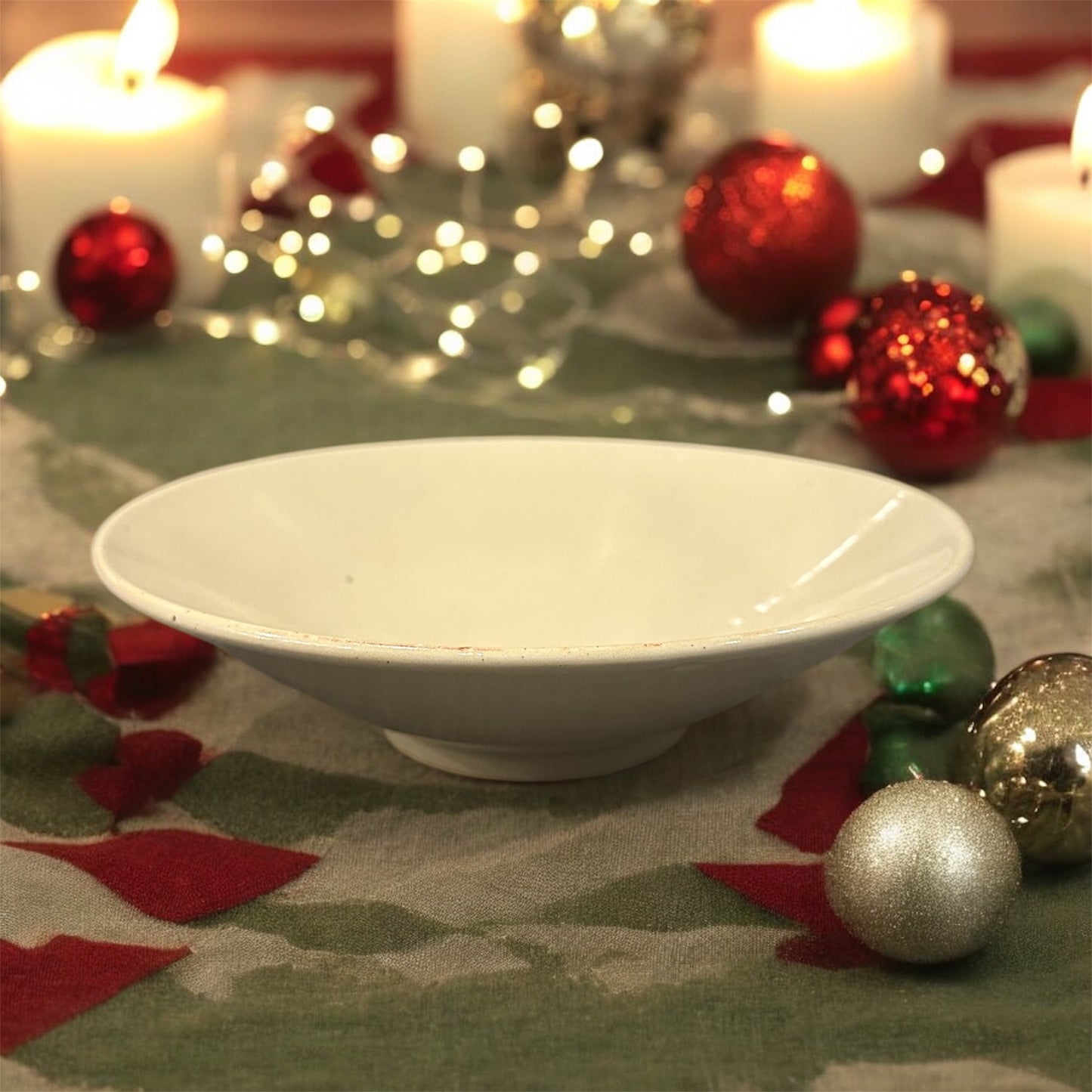 Cream Wide Mouth Bowl 1