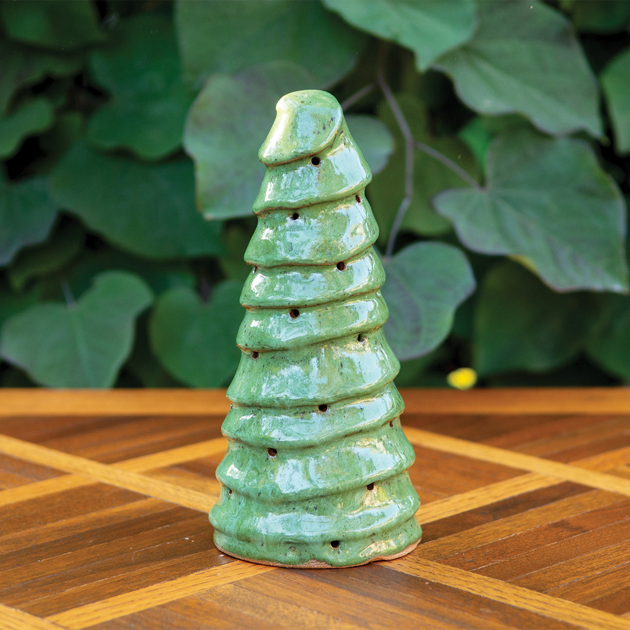 Olan’s Green Christmas Tree Votive