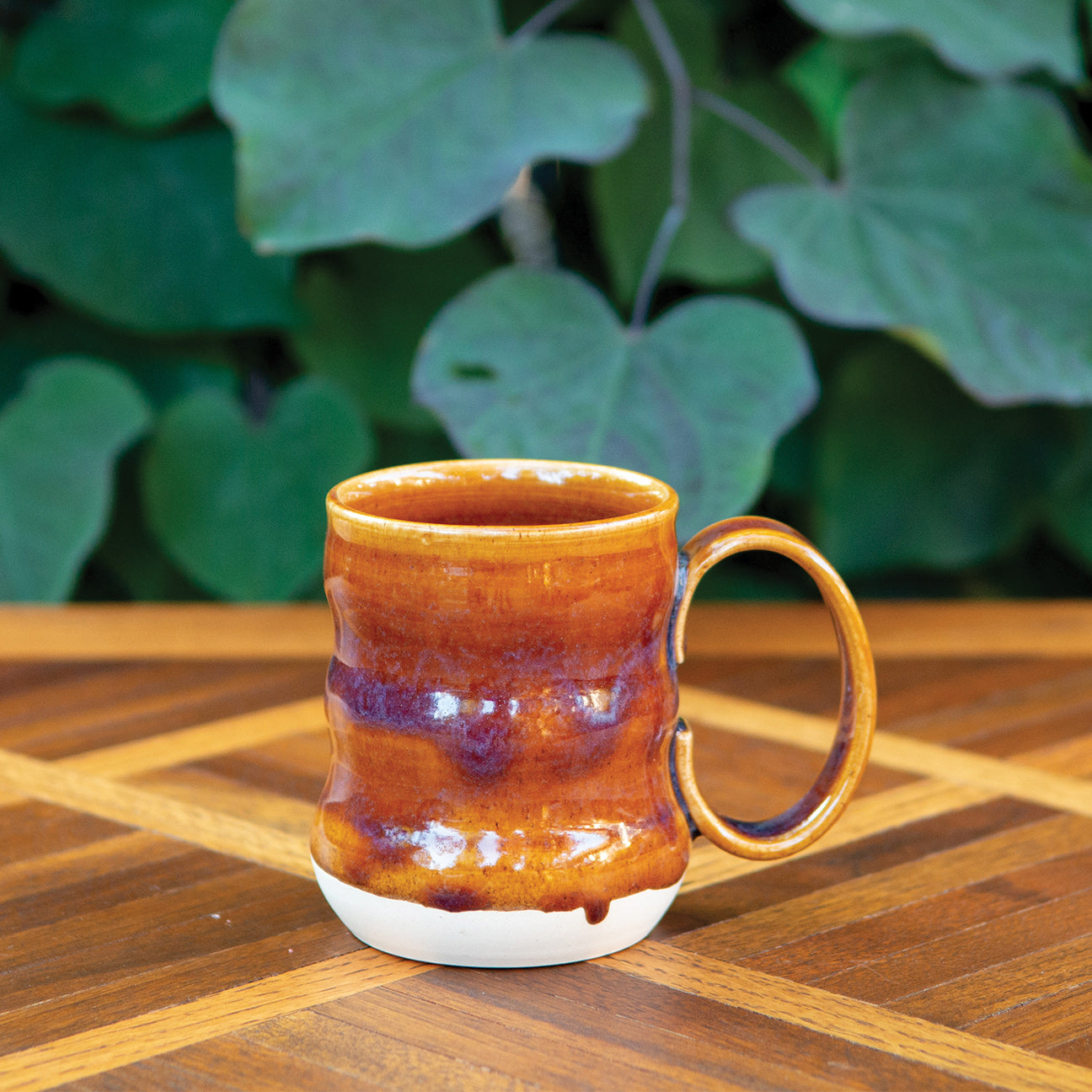 Wide Bubble Sunset Mug