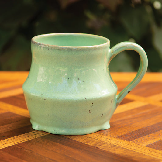 Spearmint Angled Hip Mug for Stylish Sipping
