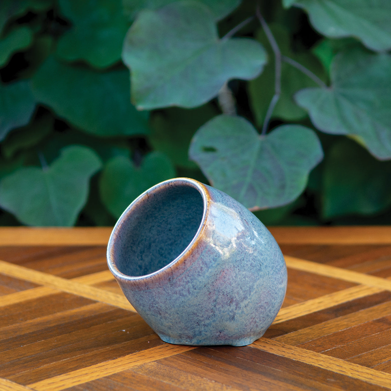 Slate Blue Salt Pig