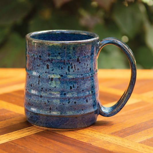 15oz Denim Ribbed Mug 1