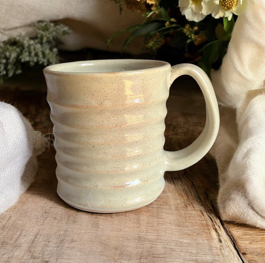 Cream Inverted Bubble Mug