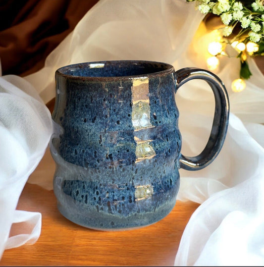 Denim Barrel Bubble Mug