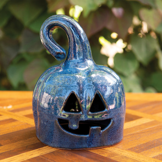 5” Across the Base Denim Forever Jack-O-Lantern
