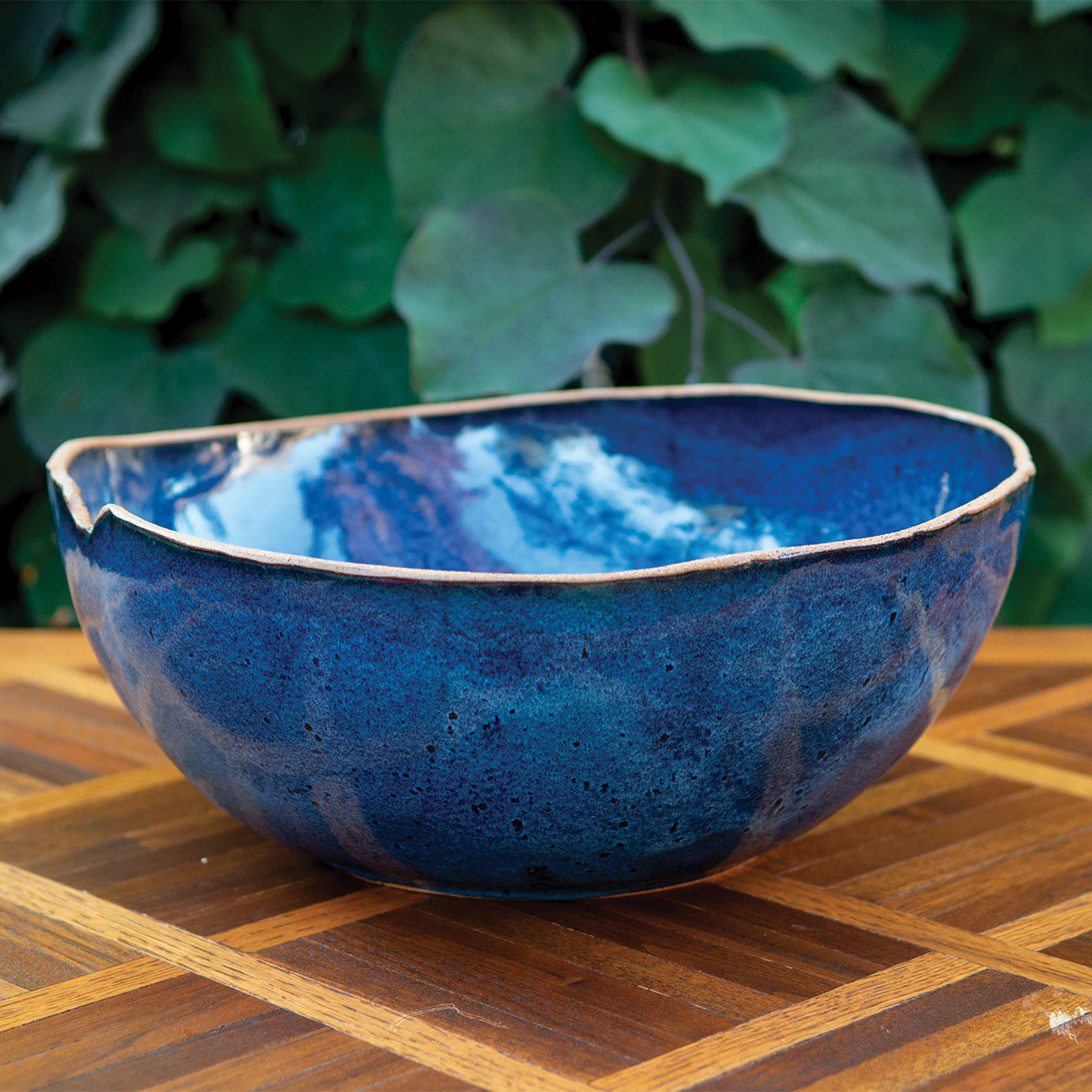 Denim Huge Salad Bowl