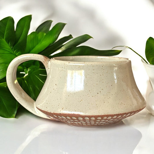 Cream UFO Mug