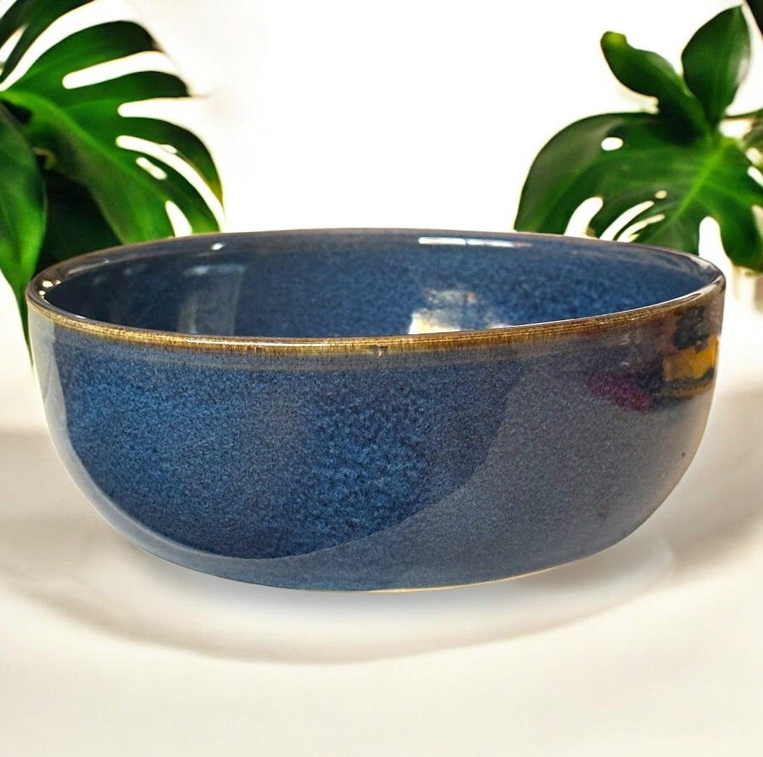 Denim Pasta Bowl