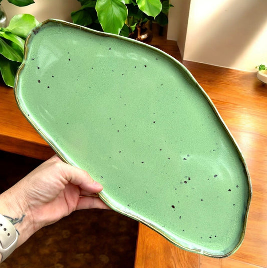 Spearmint Wonky Platter