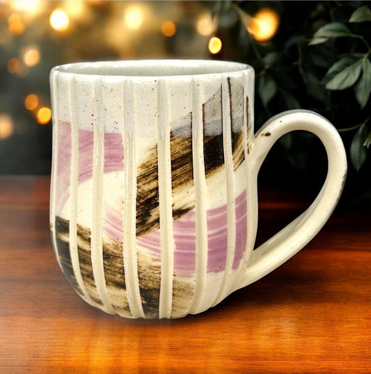 Cream Color Splash Mug