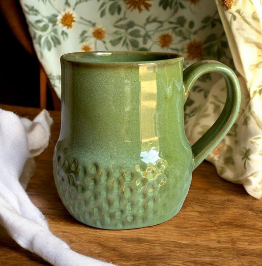 Olan's Green Spot Bottom Mug