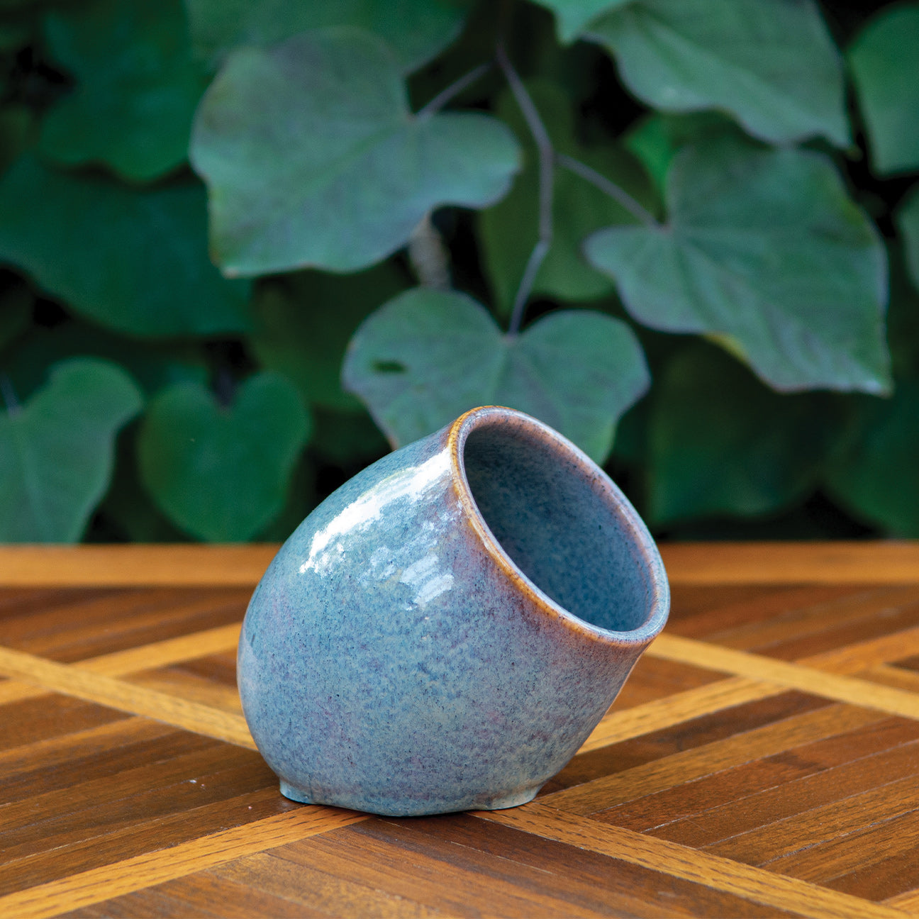 Slate Blue Salt Pig